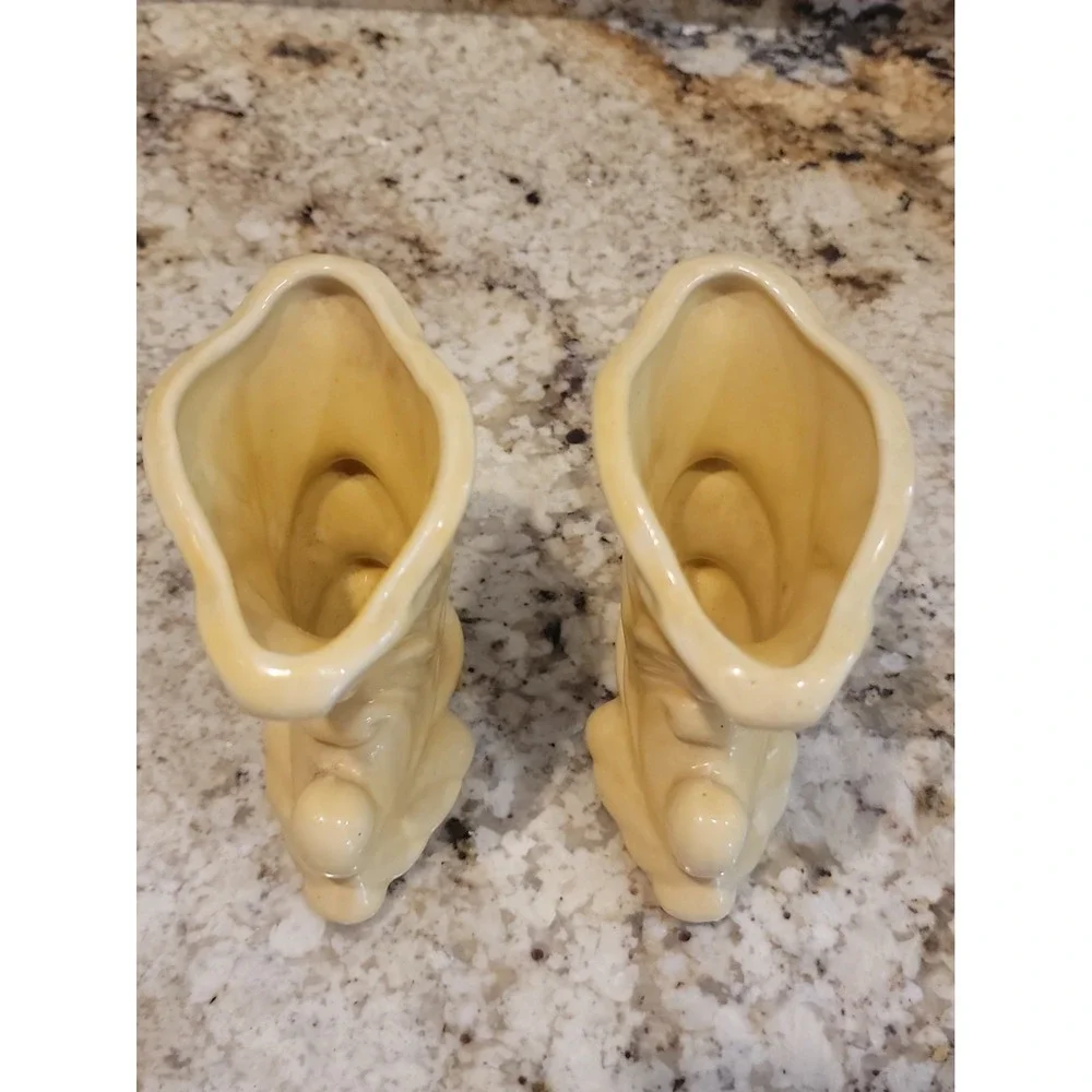 Vtg 50's Pair (2) Shawnee Pottery 5